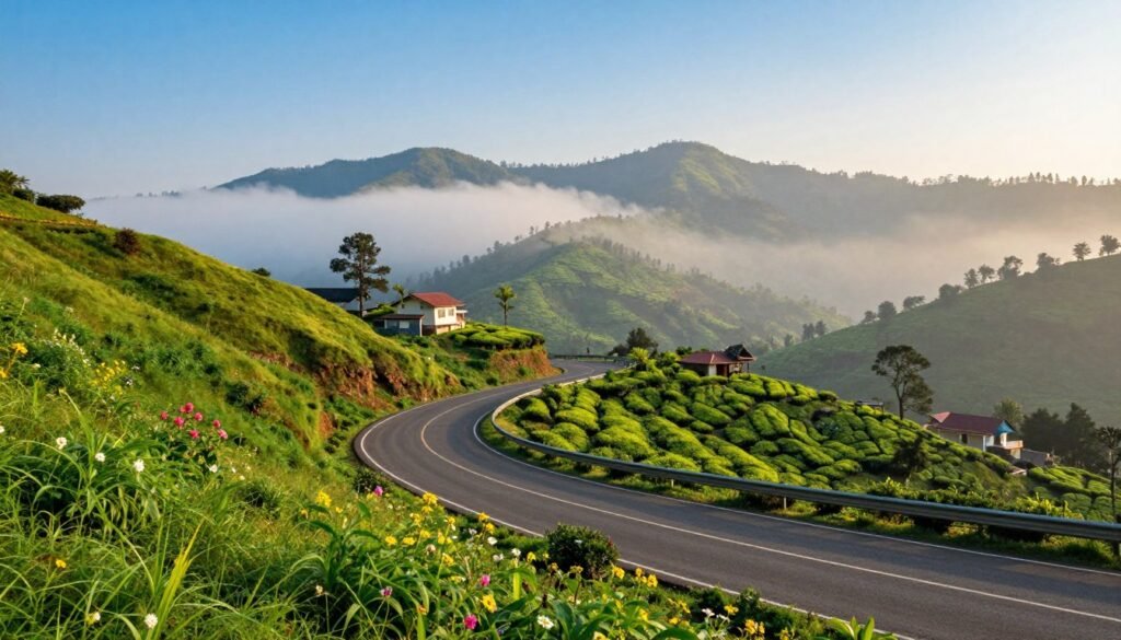 scenic ooty road view scenic ooty road view