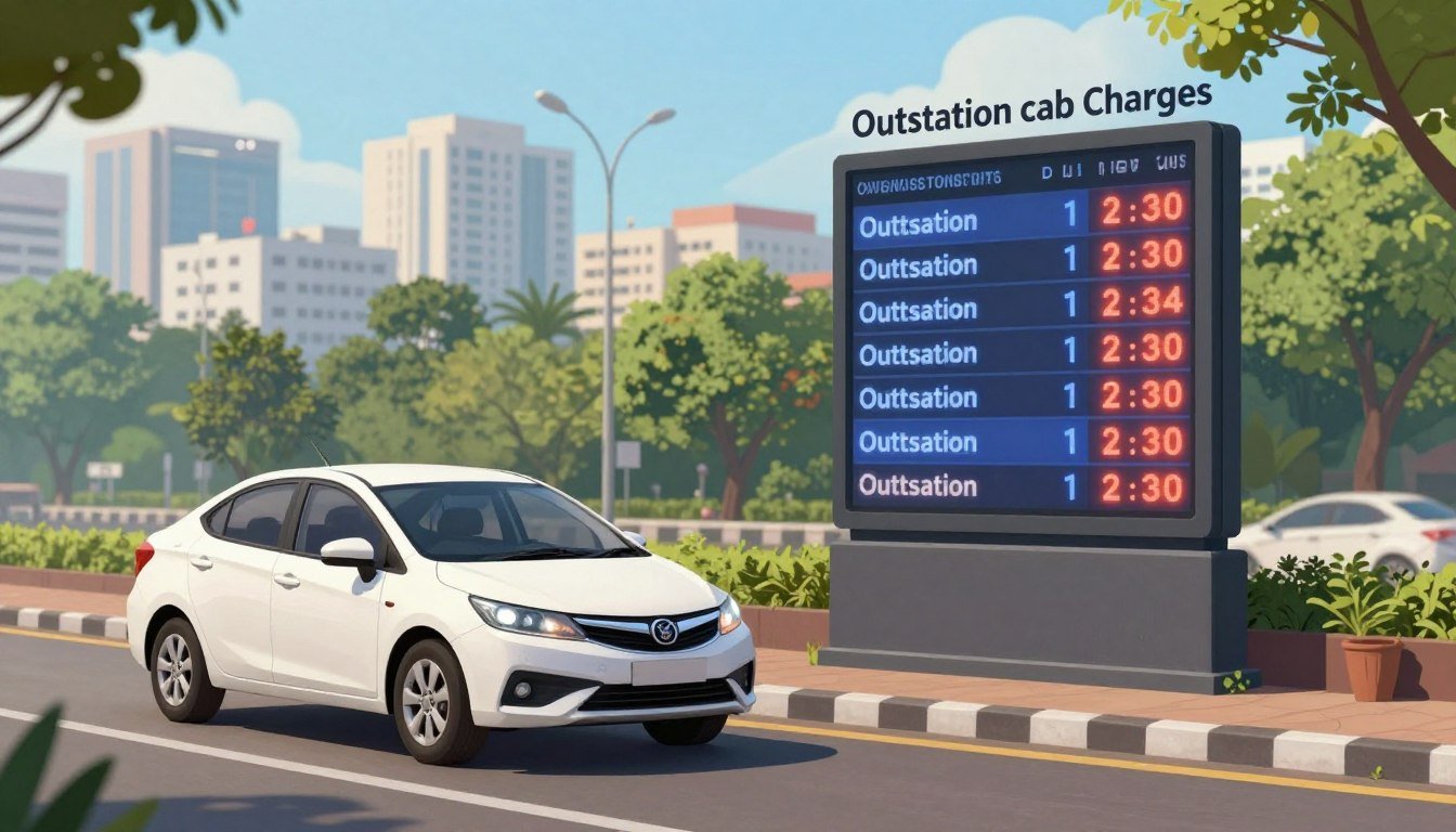 outstation cab charges bangalore